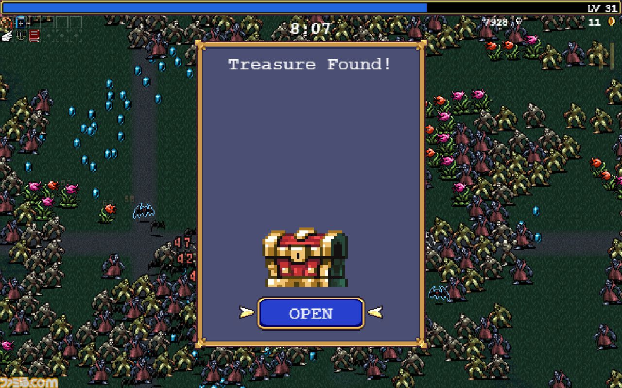 【ヴァンサバ】『Vampire Survivors』オンラインマルチプレイのオープンベータテストがSteamでスタート。2025年中のリリースを目指して鋭意開発中