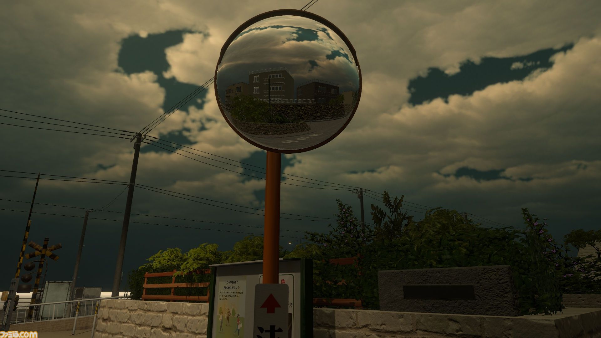 『異変踏切』海辺の踏切で異変を探す脱出ゲームがSteamに登場。用意された異変は全55種類。アイテムを使った謎解きや敵から逃げる要素も収録