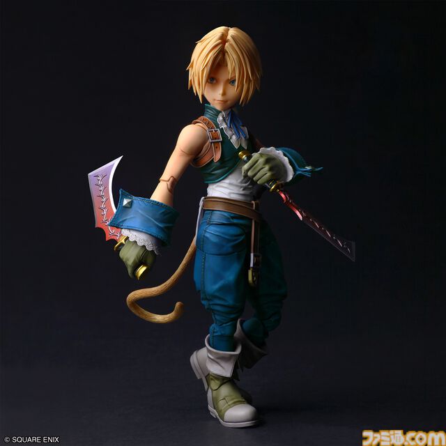 『FF9』ジタンの“PLAY ARTS 真”フィギュアが発売決定＆予約受付開始。メイジマッシャー、ダガー、戦闘中の表情を表現した顔パーツなどが付属。