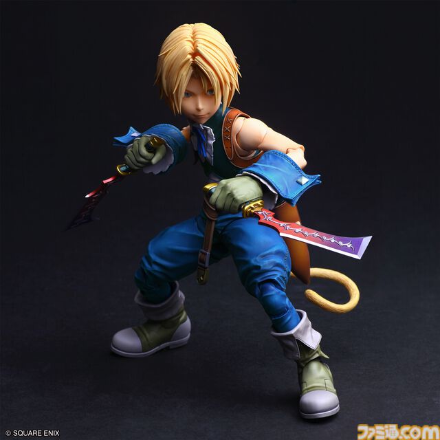 『FF9』ジタンの“PLAY ARTS 真”フィギュアが発売決定＆予約受付開始。メイジマッシャー、ダガー、戦闘中の表情を表現した顔パーツなどが付属。
