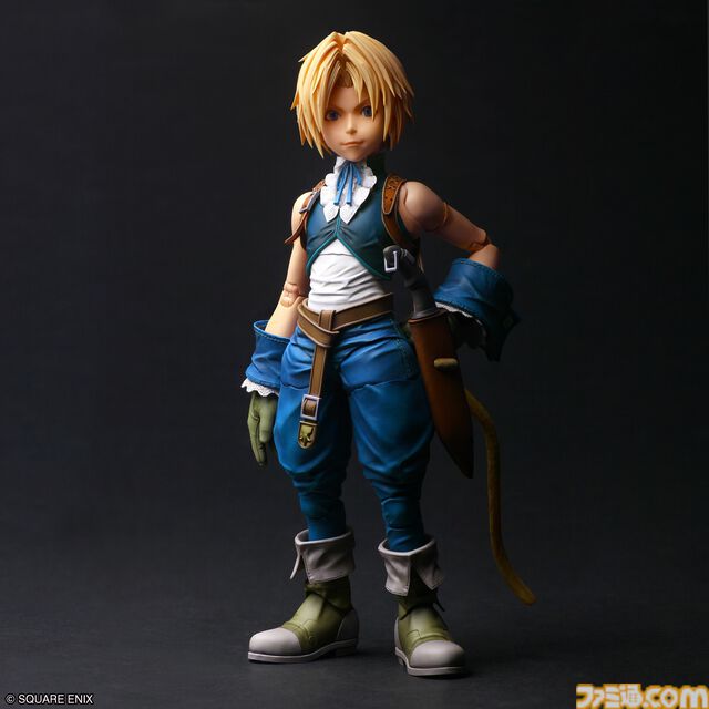 『FF9』ジタンの“PLAY ARTS 真”フィギュアが発売決定＆予約受付開始。メイジマッシャー、ダガー、戦闘中の表情を表現した顔パーツなどが付属。