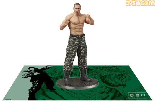『龍が如く』冴島大河の刺青姿がスタチューフィギュアに。2026年1月に発売、本日（8/8）より予約開始。激昂した表情や虎と笹の刺青を再現