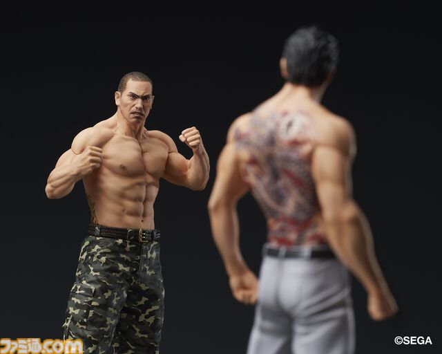 『龍が如く』冴島大河の刺青姿がスタチューフィギュアに。2026年1月に発売、本日（8/8）より予約開始。激昂した表情や虎と笹の刺青を再現
