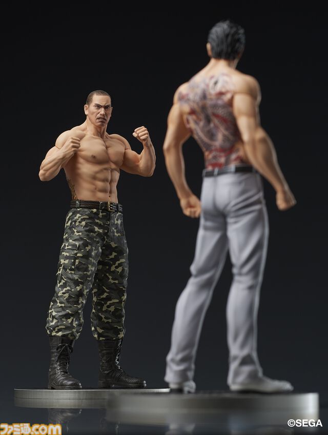 『龍が如く』冴島大河の刺青姿がスタチューフィギュアに。2026年1月に発売、本日（8/8）より予約開始。激昂した表情や虎と笹の刺青を再現