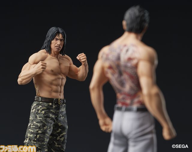 『龍が如く』冴島大河の刺青姿がスタチューフィギュアに。2026年1月に発売、本日（8/8）より予約開始。激昂した表情や虎と笹の刺青を再現