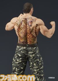 『龍が如く』冴島大河の刺青姿がスタチューフィギュアに。2026年1月に発売、本日（8/8）より予約開始。激昂した表情や虎と笹の刺青を再現
