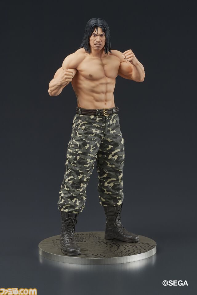 『龍が如く』冴島大河の刺青姿がスタチューフィギュアに。2026年1月に発売、本日（8/8）より予約開始。激昂した表情や虎と笹の刺青を再現