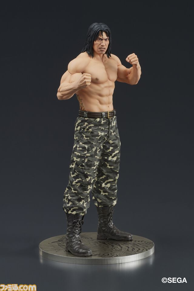 『龍が如く』冴島大河の刺青姿がスタチューフィギュアに。2026年1月に発売、本日（8/8）より予約開始。激昂した表情や虎と笹の刺青を再現