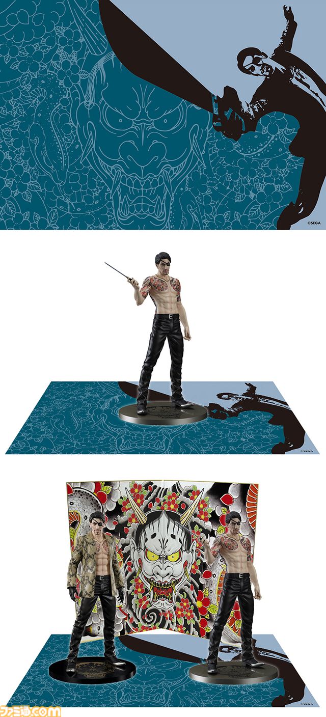 『龍が如く』冴島大河の刺青姿がスタチューフィギュアに。2026年1月に発売、本日（8/8）より予約開始。激昂した表情や虎と笹の刺青を再現