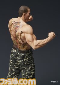 『龍が如く』冴島大河の刺青姿がスタチューフィギュアに。2026年1月に発売、本日（8/8）より予約開始。激昂した表情や虎と笹の刺青を再現