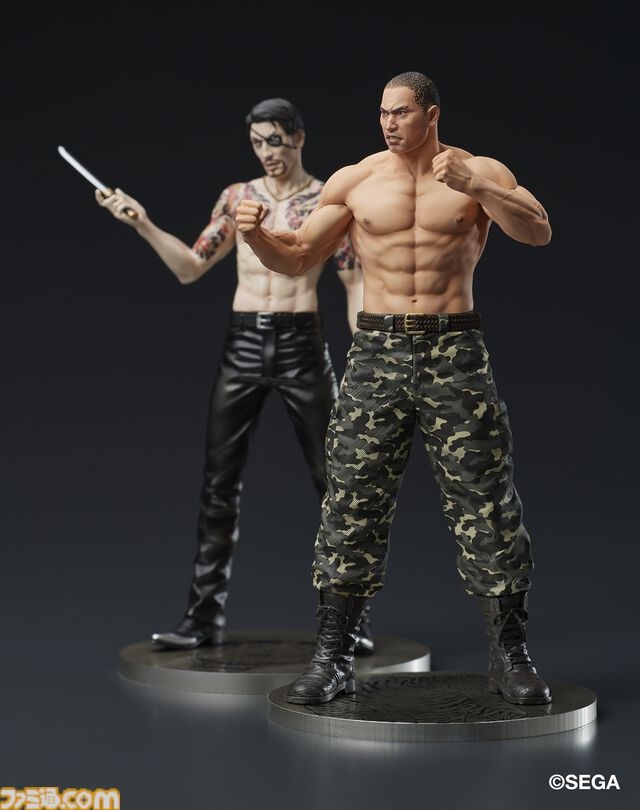 『龍が如く』冴島大河の刺青姿がスタチューフィギュアに。2026年1月に発売、本日（8/8）より予約開始。激昂した表情や虎と笹の刺青を再現