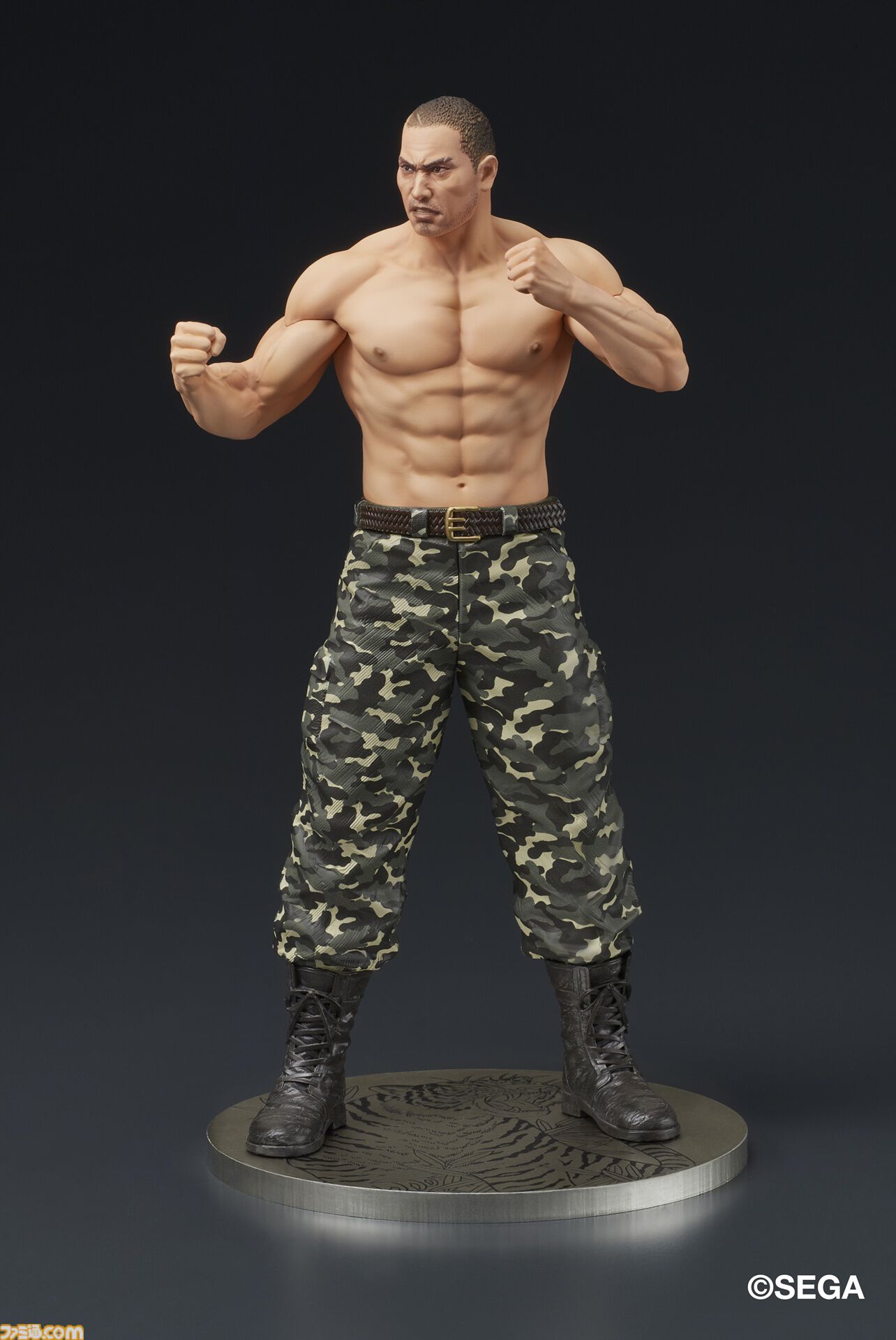 『龍が如く』冴島大河の刺青姿がスタチューフィギュアに。2026年1月に発売、本日（8/8）より予約開始。激昂した表情や虎と笹の刺青を再現