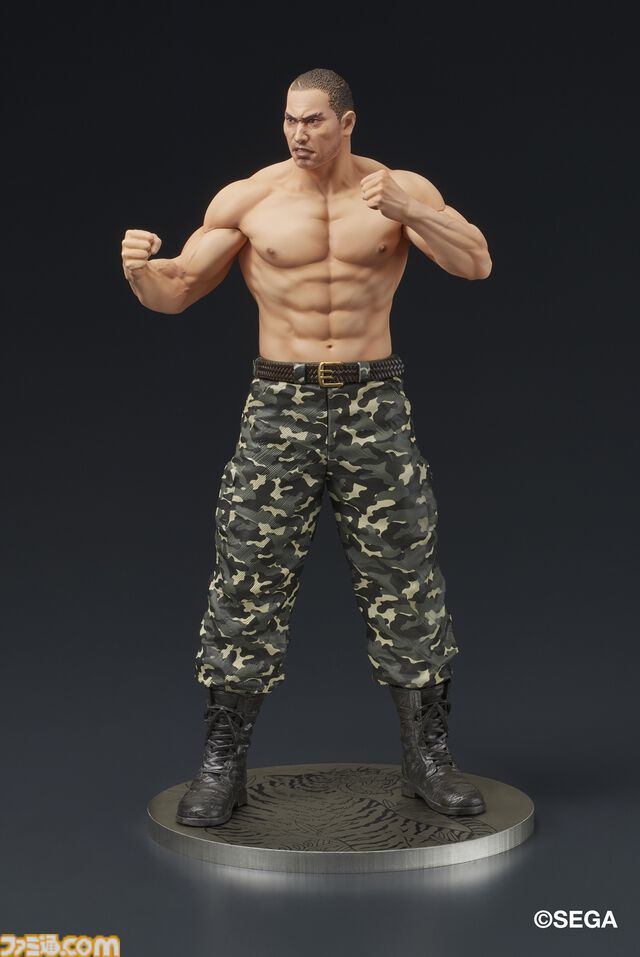 『龍が如く』冴島大河の刺青姿がスタチューフィギュアに。2026年1月に発売、本日（8/8）より予約開始。激昂した表情や虎と笹の刺青を再現
