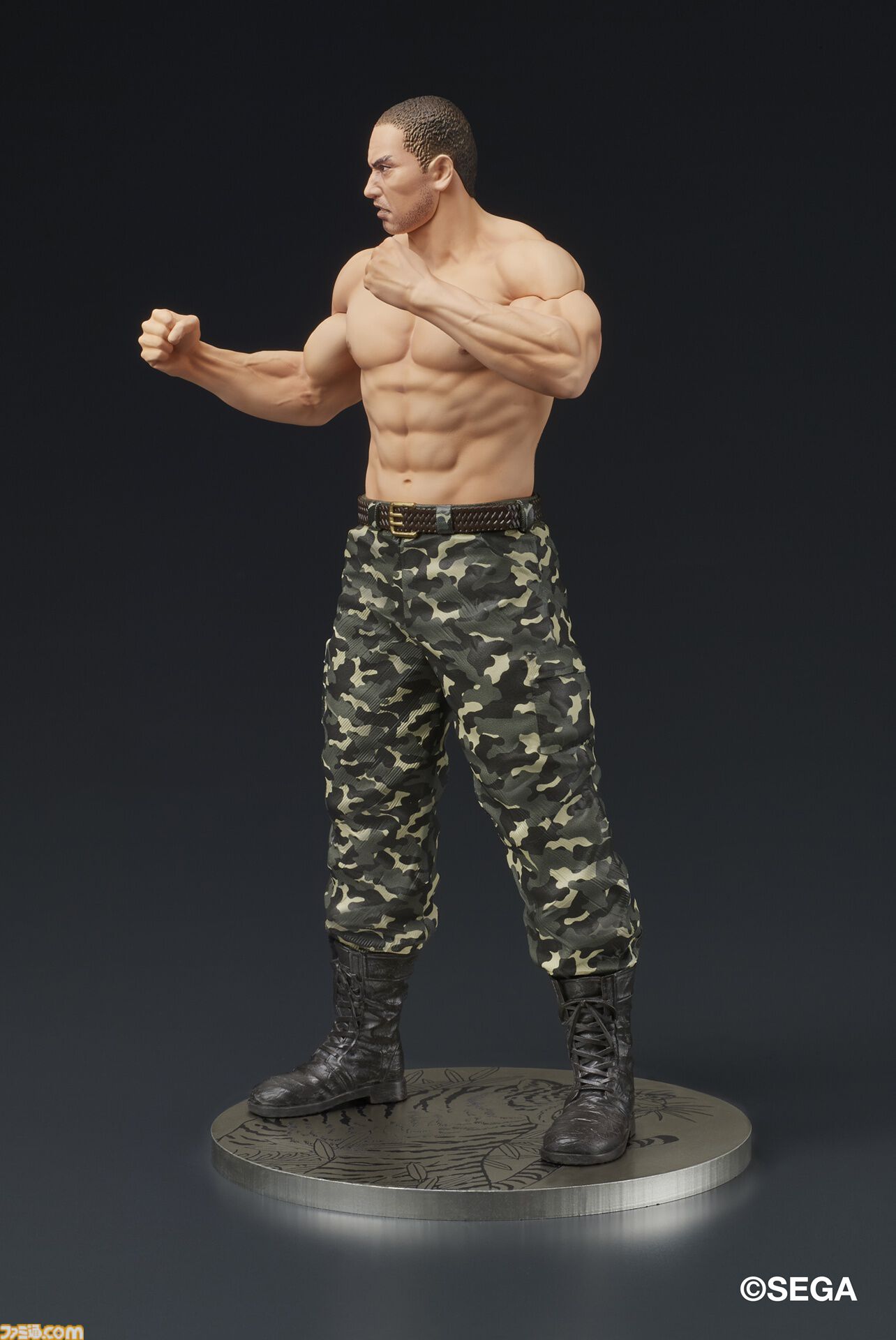 『龍が如く』冴島大河の刺青姿がスタチューフィギュアに。2026年1月に発売、本日（8/8）より予約開始。激昂した表情や虎と笹の刺青を再現