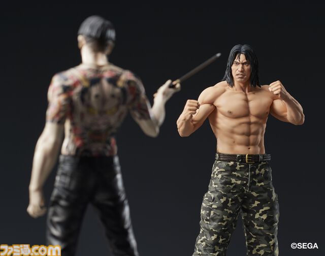 『龍が如く』冴島大河の刺青姿がスタチューフィギュアに。2026年1月に発売、本日（8/8）より予約開始。激昂した表情や虎と笹の刺青を再現