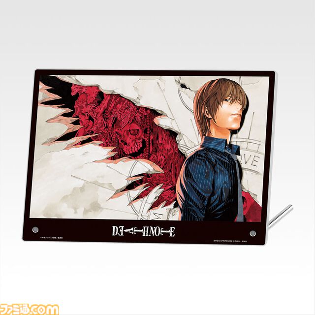 『デスノート』鎌を持つ“夜神月”、おなじみの座り方の“L”と表紙イラストをイメージしたフィギュアが登場。新作一番くじの賞品が先行公開