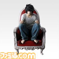 『デスノート』鎌を持つ“夜神月”、おなじみの座り方の“L”と表紙イラストをイメージしたフィギュアが登場。新作一番くじの賞品が先行公開