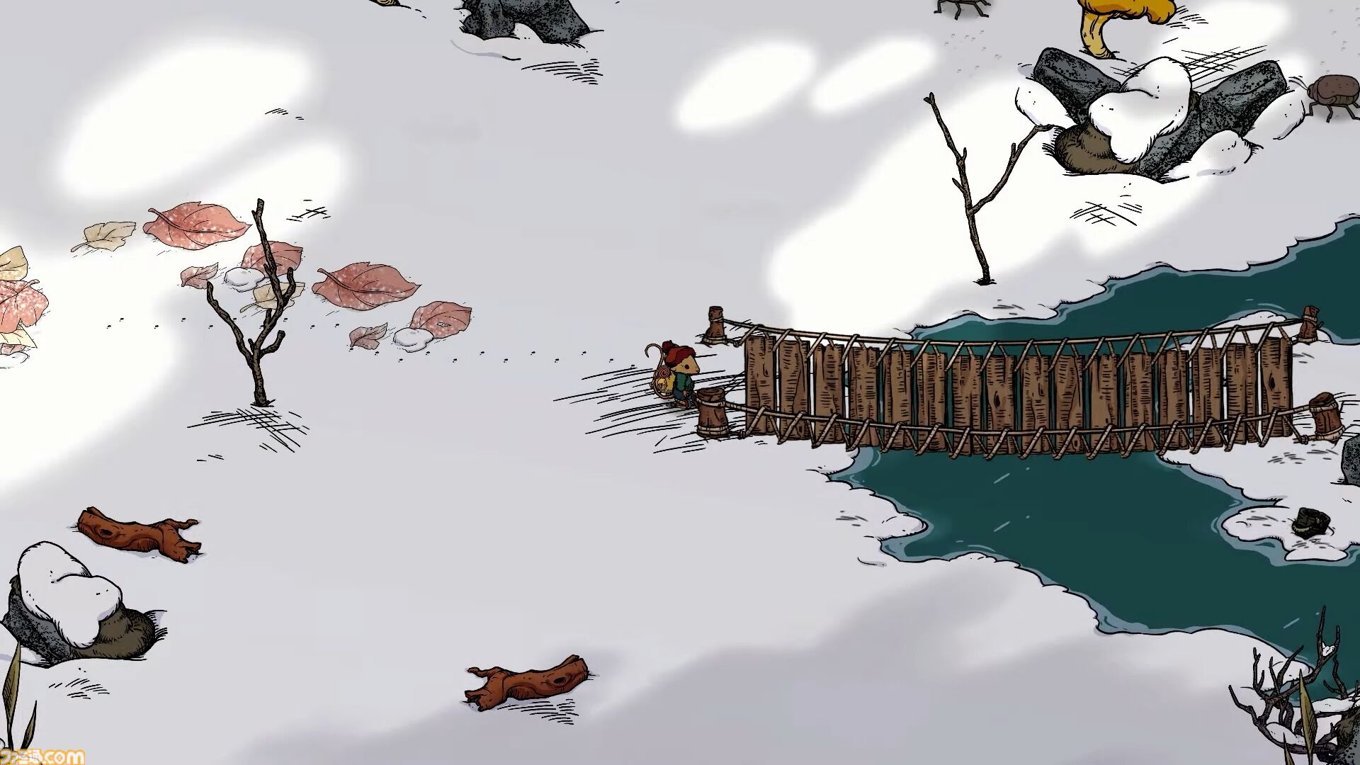 『Winter Burrow』が今冬配信開始予定。故郷をなくしたネズミが極寒の冬を生き抜くサバイバルクラフトゲーム【インディーワールド】