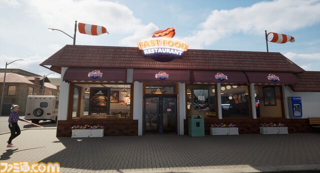 ファストフード店経営シミュ『Fast Food - Restaurant Simulator』Steamページが公開。店舗改装、商品発注、衛生管理……すべてをこなし、廃墟から業界一のレストランを目指せ