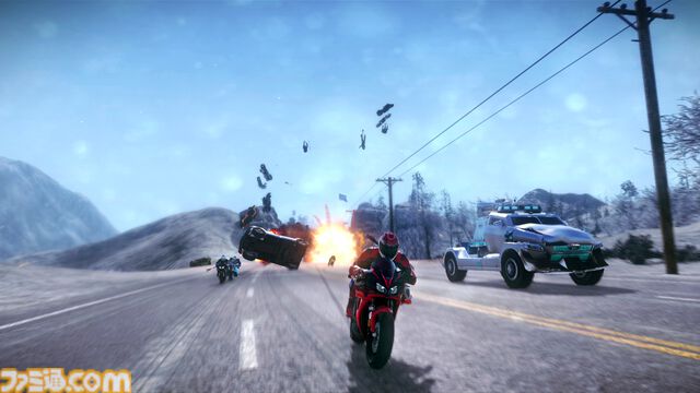 【無料】『Road Redemption』バットで殴る、銃ブッパなど妨害アリの無法バイクレース。無料配布がEpic Gamesストアで開始