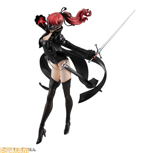 【P5R】『ペルソナ5ザ・ロイヤル』芳澤かすみの怪盗服姿のフィギュアが再販。仮面の下から覗く表情なども再現可能。特典としてA3タペストリーも付