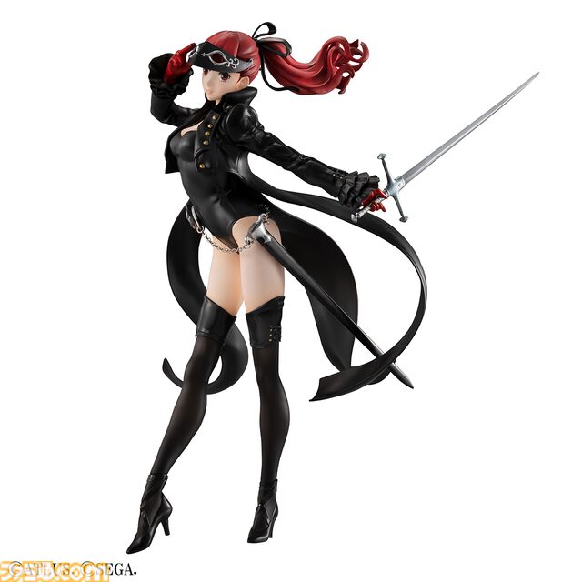 【P5R】『ペルソナ5ザ・ロイヤル』芳澤かすみの怪盗服姿のフィギュアが再販。仮面の下から覗く表情なども再現可能。特典としてA3タペストリーも付