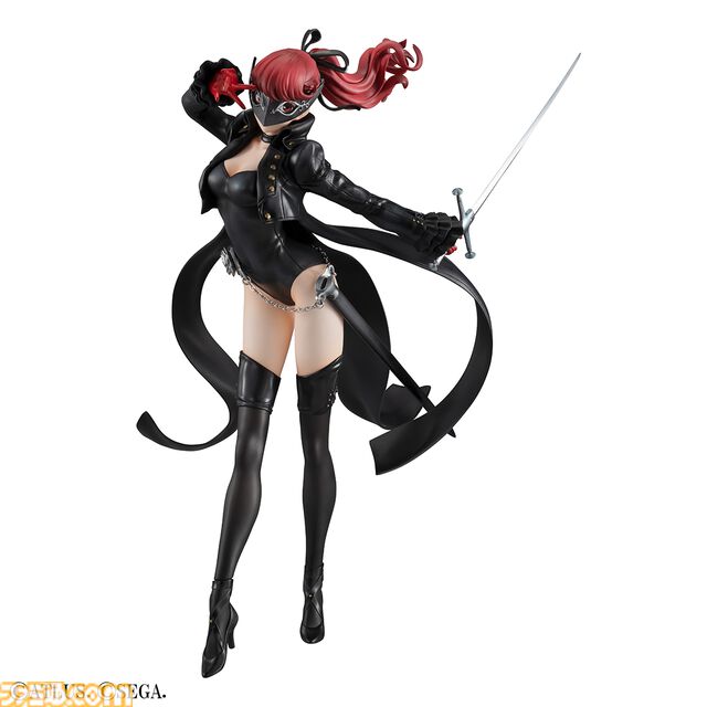 【P5R】『ペルソナ5ザ・ロイヤル』芳澤かすみの怪盗服姿のフィギュアが再販。仮面の下から覗く表情なども再現可能。特典としてA3タペストリーも付