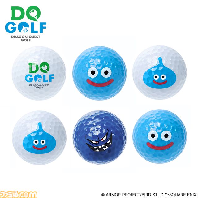 『ドラクエ』スライムのゴルフボール、クリップマーカー、キャディバッグなどがゴルフ用品ブランド“DRAGON QUEST GOLF”から登場。e-STOREで予約受付中