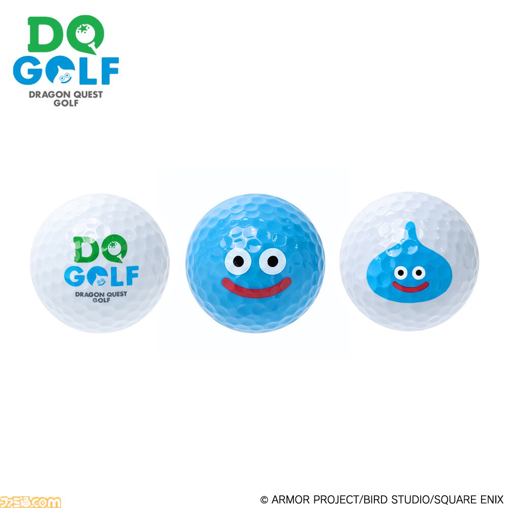ドラクエ』スライムのゴルフボール、クリップマーカー、キャディバッグ