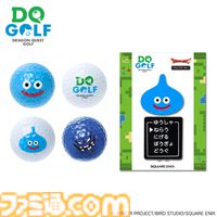 『ドラクエ』スライムのゴルフボール、クリップマーカー、キャディバッグなどがゴルフ用品ブランド“DRAGON QUEST GOLF”から登場。e-STOREで予約受付中