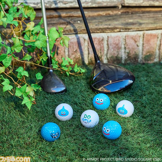 『ドラクエ』スライムのゴルフボール、クリップマーカー、キャディバッグなどがゴルフ用品ブランド“DRAGON QUEST GOLF”から登場。e-STOREで予約受付中