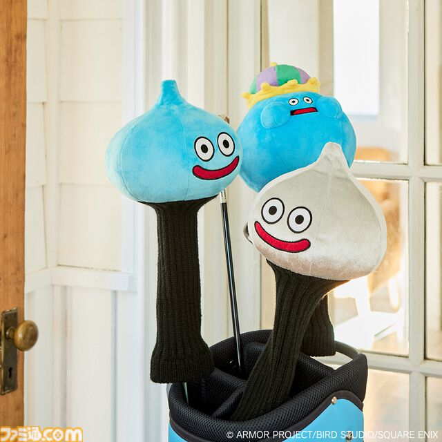『ドラクエ』スライムのゴルフボール、クリップマーカー、キャディバッグなどがゴルフ用品ブランド“DRAGON QUEST GOLF”から登場。e-STOREで予約受付中