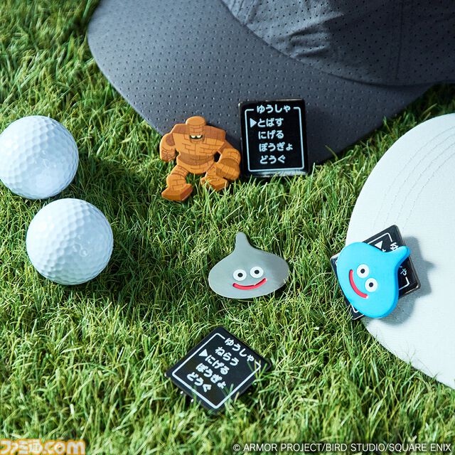 『ドラクエ』スライムのゴルフボール、クリップマーカー、キャディバッグなどがゴルフ用品ブランド“DRAGON QUEST GOLF”から登場。e-STOREで予約受付中