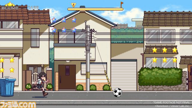 『PIXEL DASH: Toast of Destiny』食パンくわえた女子高生の爆走横スクアクション。プロローグアニメの視聴＆ステージ序盤を遊べる体験版がSteamで配信開始