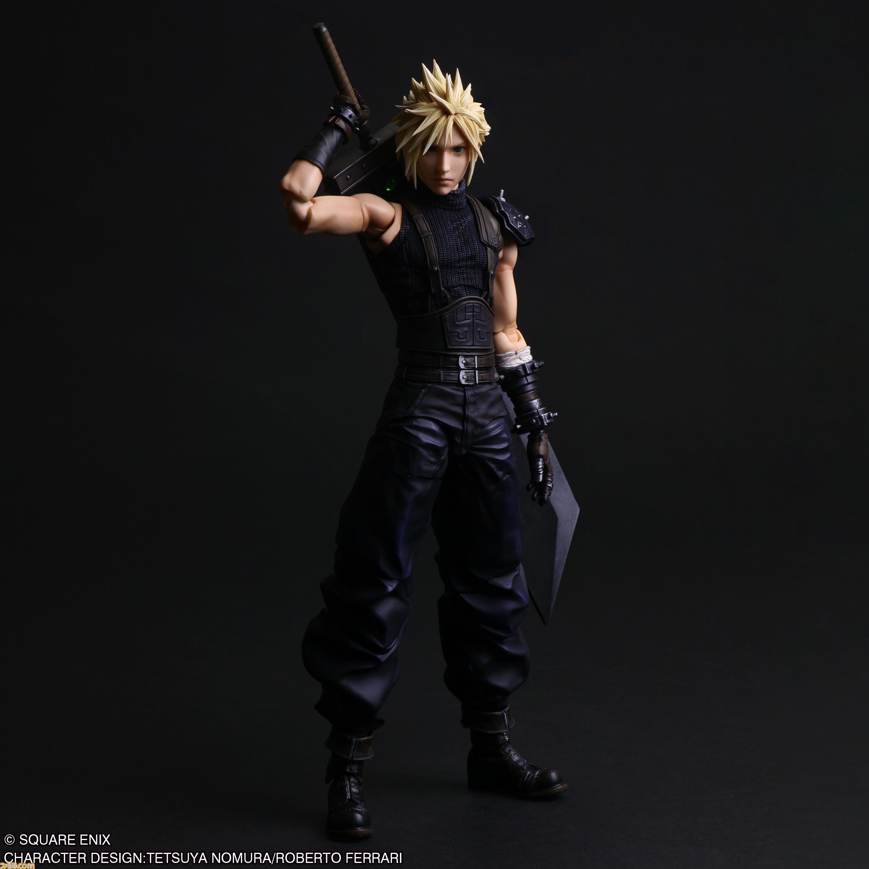FFⅦAC プレイアーツ クラウドストライフ FF7 リバース』クラウド・ストライフが“PLAY ARTS真”になって