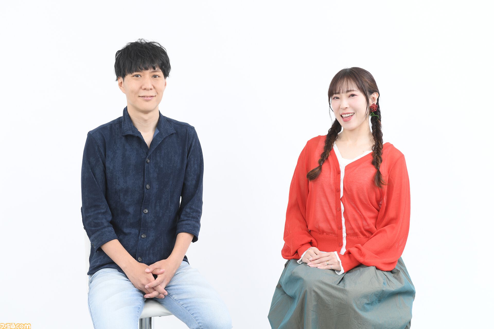 『アイマス』中村繪里子さん（天海春香役）×神原大地さん（伊集院北斗役）対談。ライブを見に来てくれているのはプロデューサーなのかなど、養成所からの仲であるふたりがさまざまな視点で『アイドルマスター』を語る