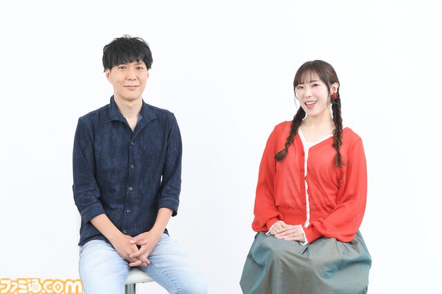 『アイマス』中村繪里子さん（天海春香役）×神原大地さん（伊集院北斗役）対談。ライブを見に来てくれているのはプロデューサーなのかなど、養成所からの仲であるふたりがさまざまな視点で『アイドルマスター』を語る
