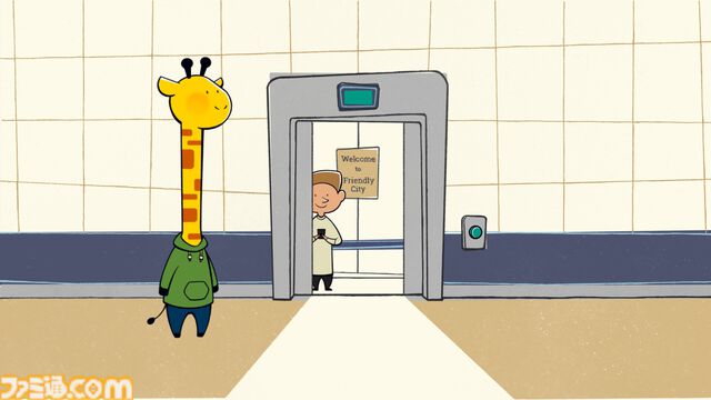 『コミュ障キリンの一週間』体験版が日本語対応。話しかけられると頭が爆発（物理）するキリンを操作して誰とも会話することなく1週間を過ごせるか？
