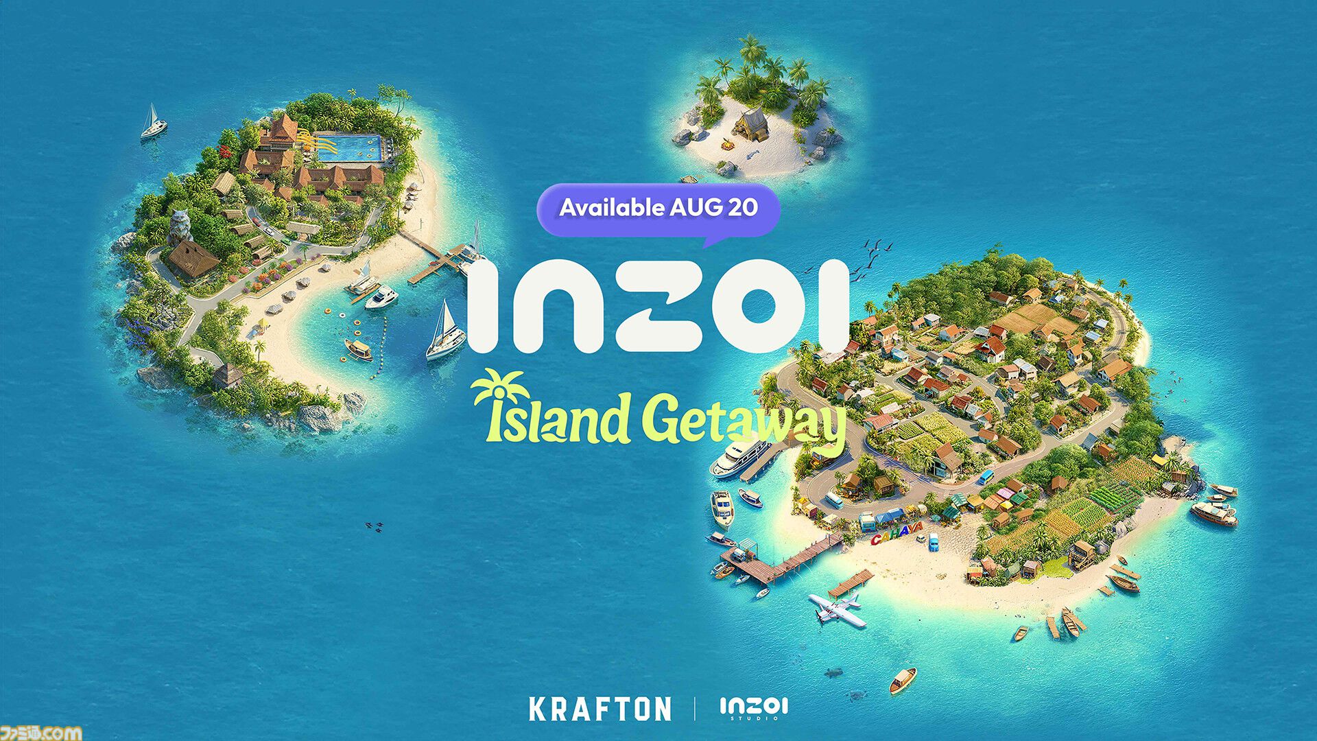 『inZOI』無料DLCを8月20日に配信。東南アジアのリゾート地がモチーフの“チャハヤ”にてマリンアクティビティーが堪能できる