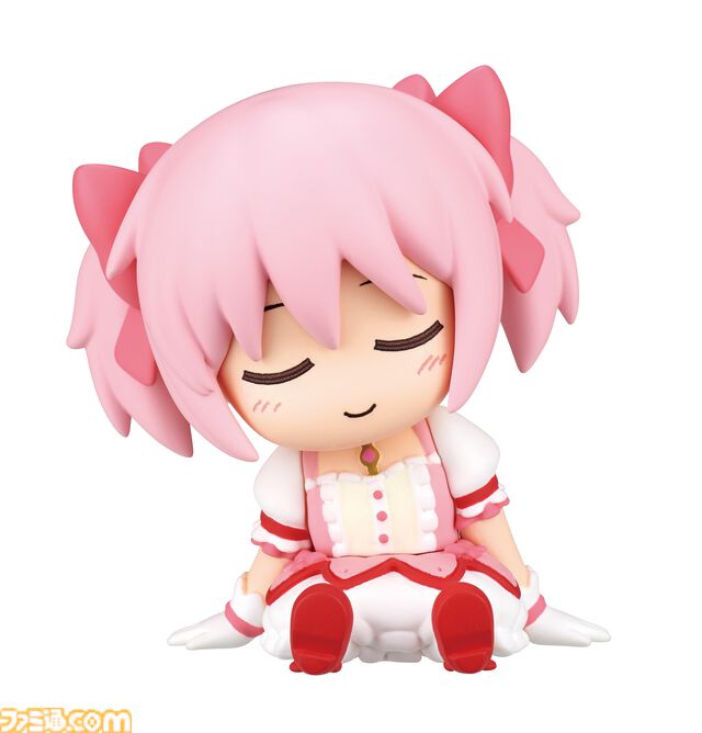 『まどマギ』まどか、ほむら、マミたちが肩ズンFig.に登場。すやすや眠る3人とキュゥべえの表情がかわいい【9月中旬発売】