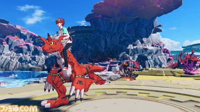 『デジモンストーリー タイムストレンジャー』デジモンに乗って旅する“デジライド”の紹介動画が公開。ベルゼブモンとはバイクのふたり乗りが可能