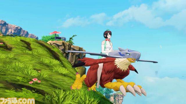 『デジモンストーリー タイムストレンジャー』デジモンに乗って旅する“デジライド”の紹介動画が公開。ベルゼブモンとはバイクのふたり乗りが可能