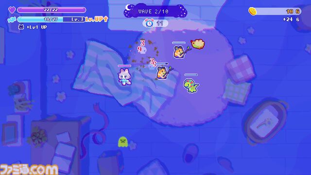 『トロイメライの月あかり』は「ゆめかわ」なヴァンサバライク。最大10体のかわいいぬいぐるみといっしょに“夢に出るおばけ”を退けよう。ストーリーも続きが気になる