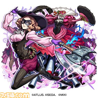 【ペルソナ5R】『モンスト』コラボが8月16日開催。ジョーカーなど怪盗団メンバーがガチャで登場。ジュスティーヌ＆カロリーヌやパレスの主はコラボクエストに出現