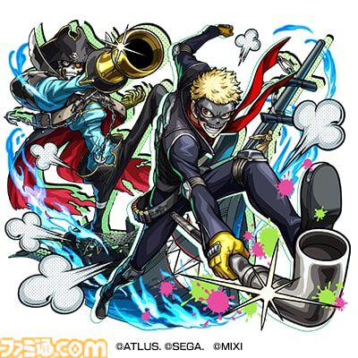 【ペルソナ5R】『モンスト』コラボが8月16日開催。ジョーカーなど怪盗団メンバーがガチャで登場。ジュスティーヌ＆カロリーヌやパレスの主はコラボクエストに出現