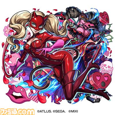【ペルソナ5R】『モンスト』コラボが8月16日開催。ジョーカーなど怪盗団メンバーがガチャで登場。ジュスティーヌ＆カロリーヌやパレスの主はコラボクエストに出現