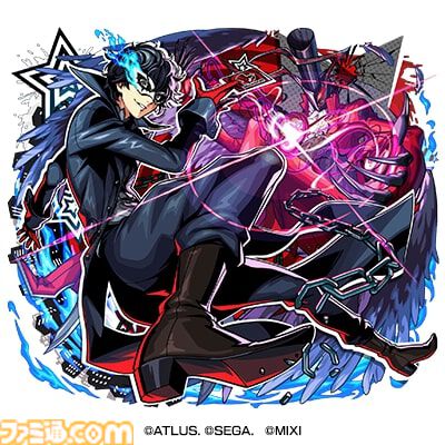 【ペルソナ5R】『モンスト』コラボが8月16日開催。ジョーカーなど怪盗団メンバーがガチャで登場。ジュスティーヌ＆カロリーヌやパレスの主はコラボクエストに出現