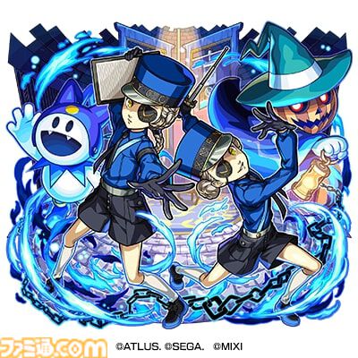 【ペルソナ5R】『モンスト』コラボが8月16日開催。ジョーカーなど怪盗団メンバーがガチャで登場。ジュスティーヌ＆カロリーヌやパレスの主はコラボクエストに出現