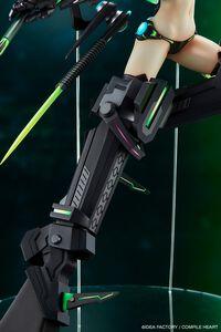 『新次元ゲイム ネプテューヌVII』ネクストグリーンの1/7フィギュアが登場。しなやかで洗練されたフォルムを再現。背部・腕・足の各ユニットはキャストオフ可