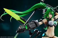 『新次元ゲイム ネプテューヌVII』ネクストグリーンの1/7フィギュアが登場。しなやかで洗練されたフォルムを再現。背部・腕・足の各ユニットはキャストオフ可